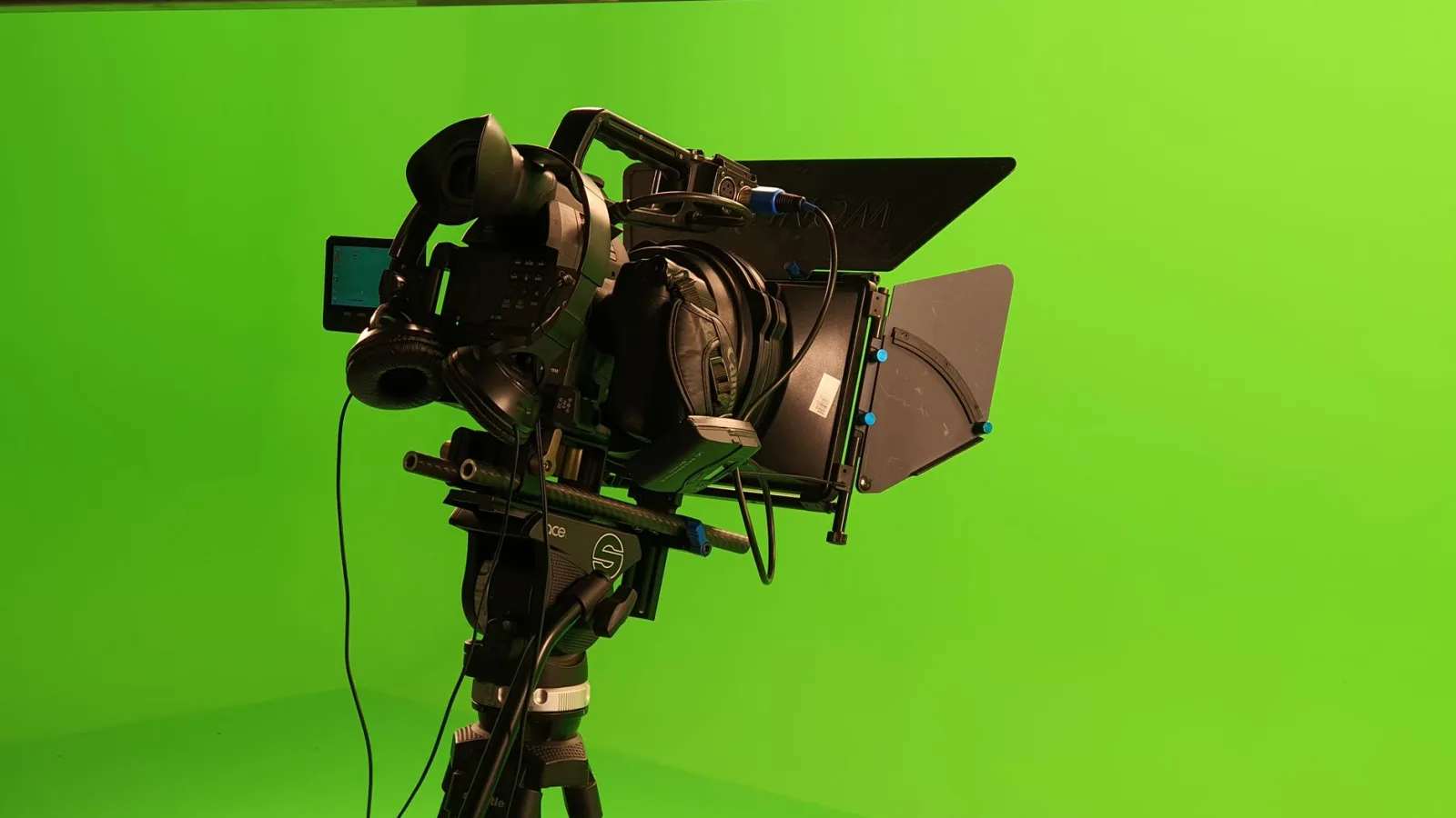Television studio cameras during a reality TV production