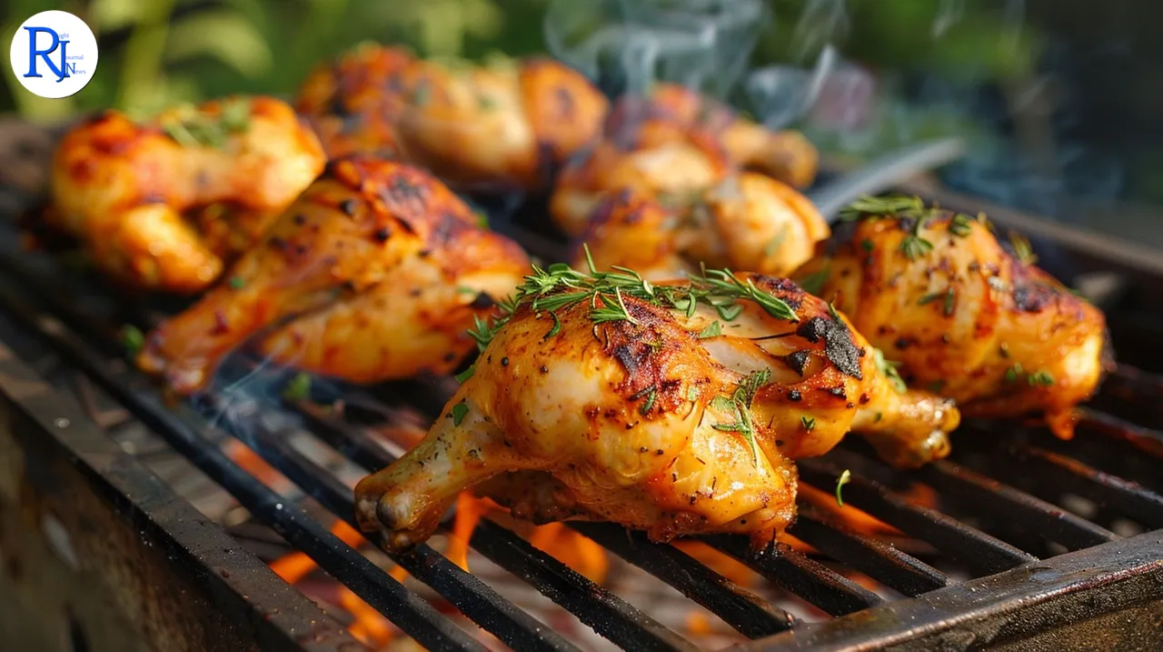 grilled, chicken, cooking, food, spices, healthy, spicy, barbecue